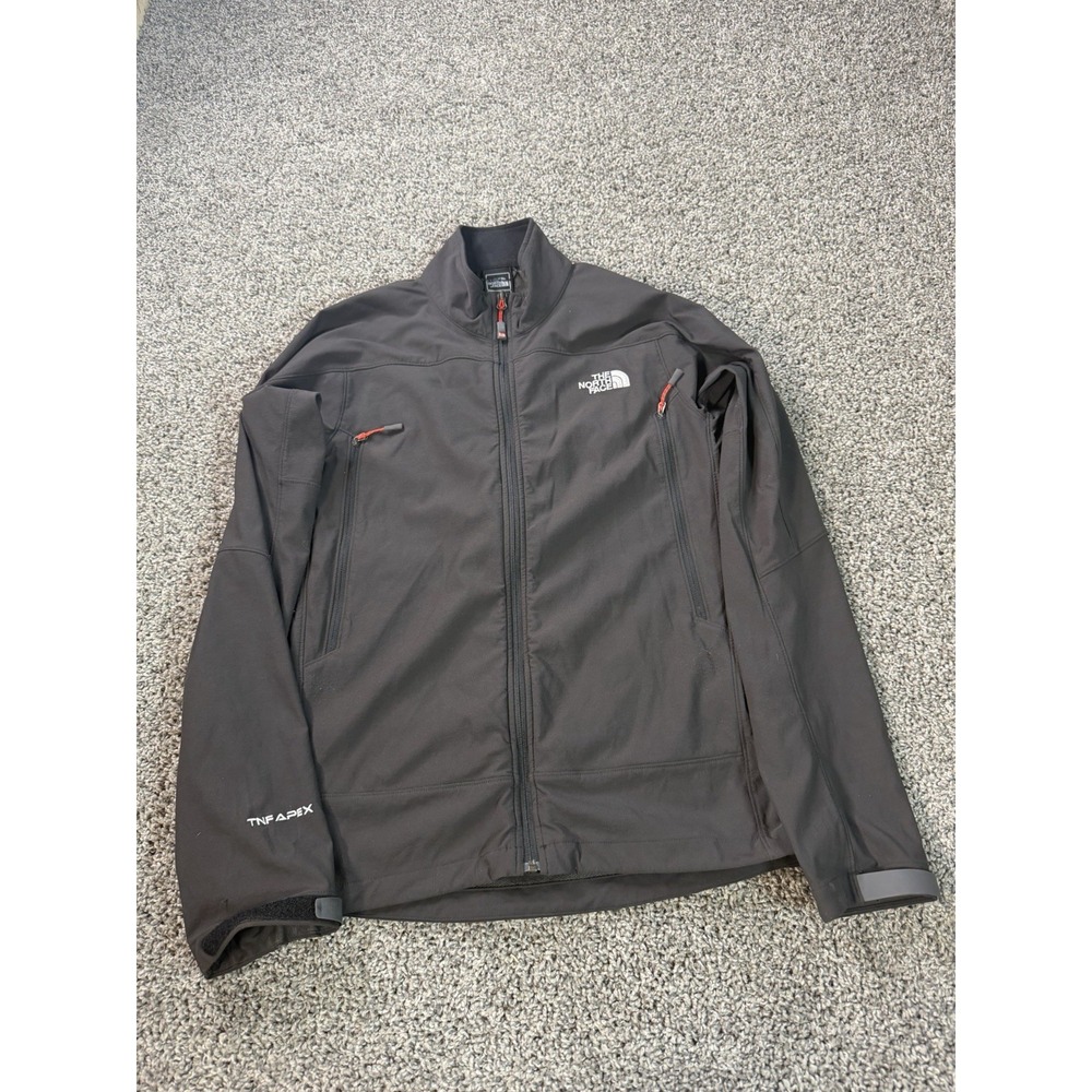 The North Face Summit Series TNF Apex Jacket Men's Size Medium Black Full Zip
